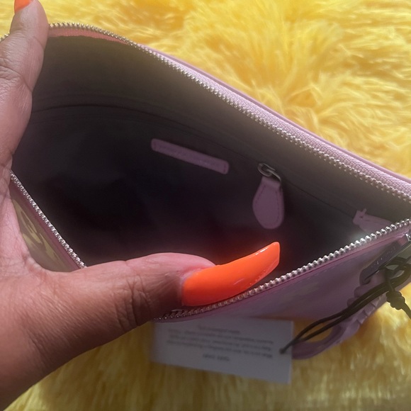 Rebecca Minkoff Girl Power Leather Zip Pouch Clutch - Picture 2 of 4